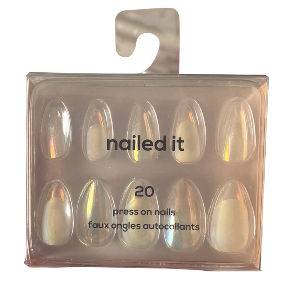 3 FOR $10 ARDENE Translucent Nailed It 20 Pcs Press On Nails BNIB